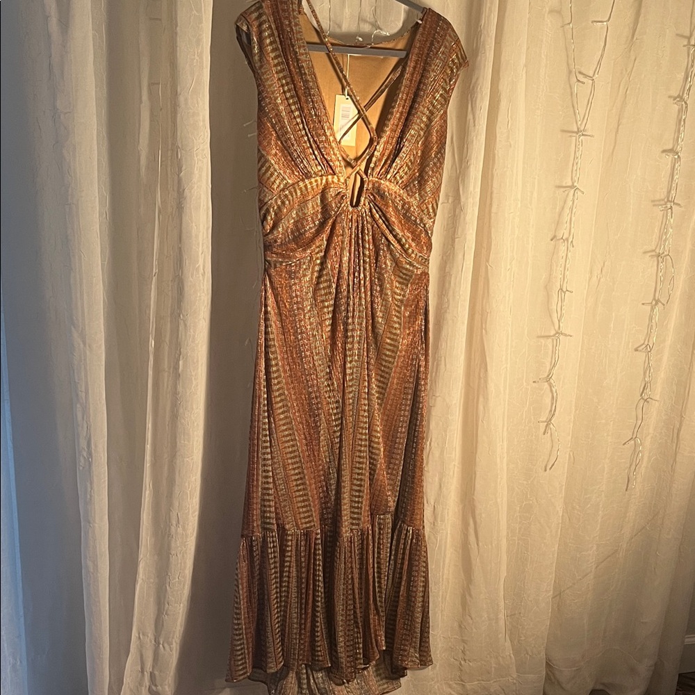 Ramy Brook Striped Maxi Dress